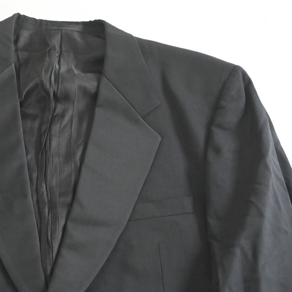 Louis Roth 44L 38x34 Black Wool USA Made Mens Jacket Pants Tux Tuxedo - Picture 3 of 12